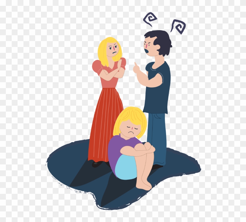 Parents Yelling In Front Of Sad Girl - Screaming #586761