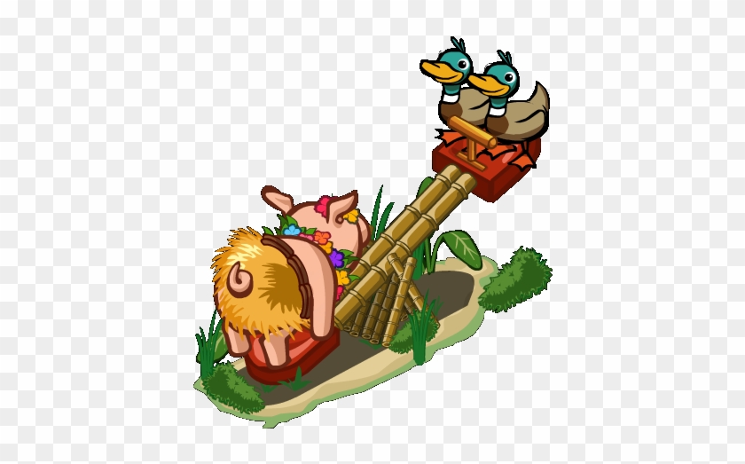 Farmville See Saw Pig - School Seesaw Farmville #587253