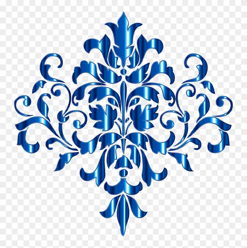 Medium Image - Gold Floral Design Png #587507
