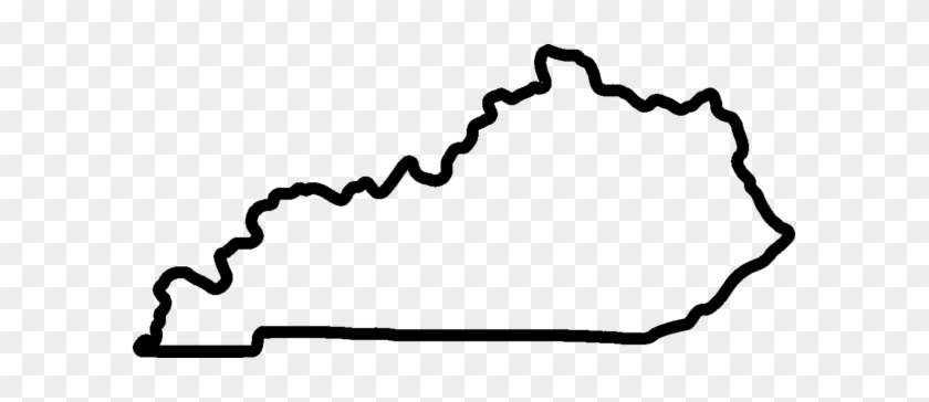 Outline Of Kentucky Clipart #588006