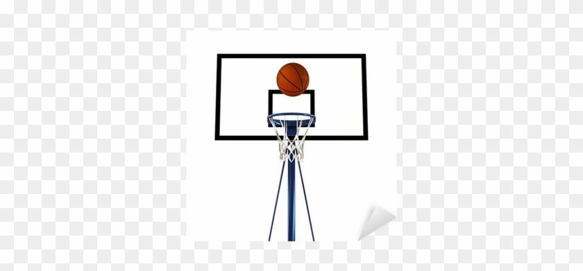 Ball Bouncing On A Basketball Backboard Sticker • Pixers® - Basketball Moves #588122