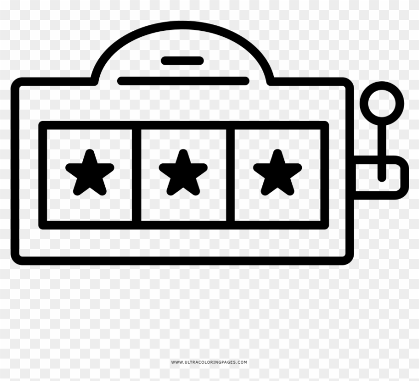 Slot Machine Coloring Page - Maquina De Casino Para Colorear #588545