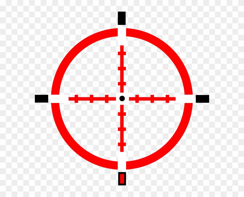 Red Crosshair Png Transparent #588782