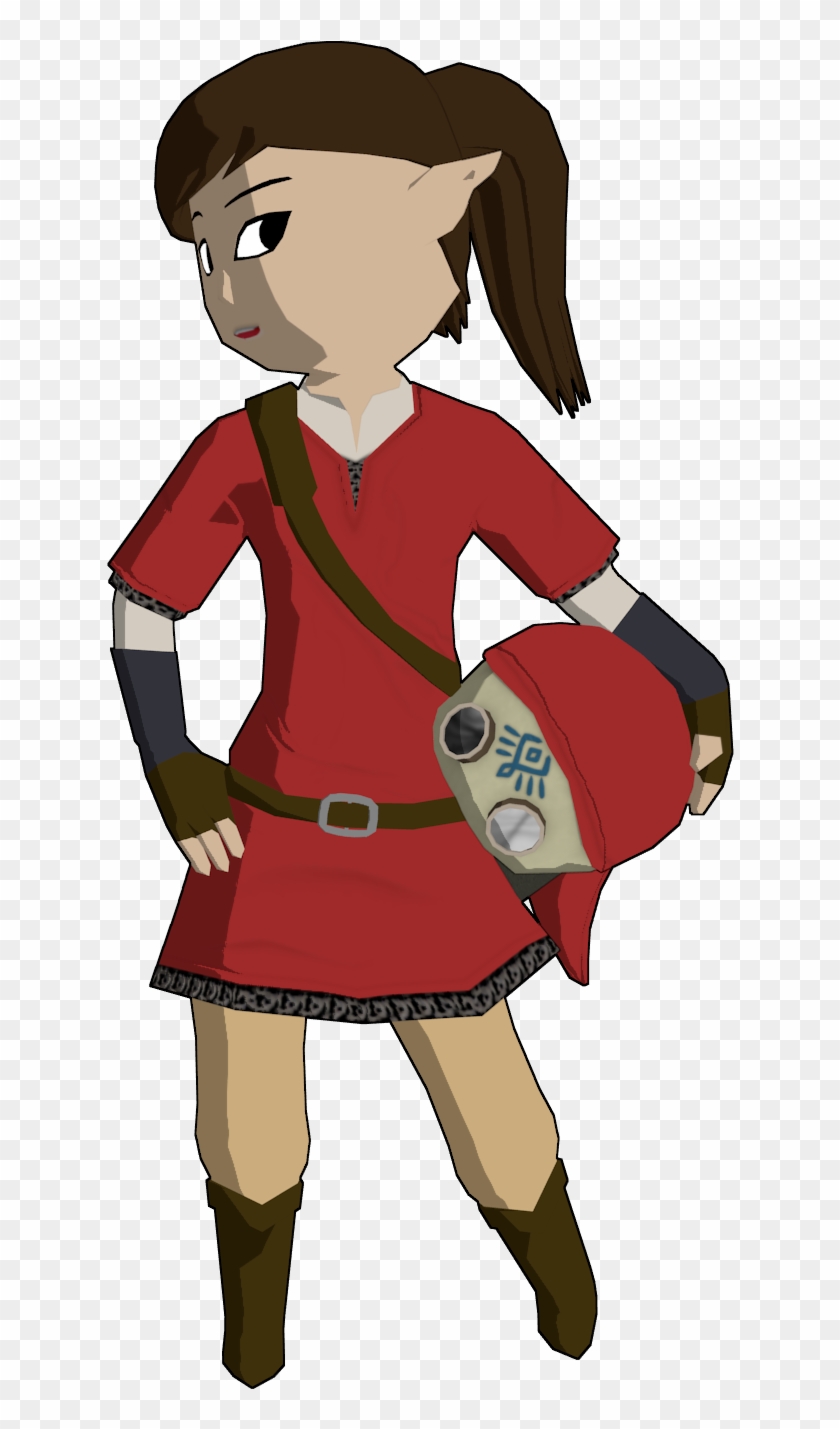 Red Rescue Girl 'plume' - Cartoon #589001
