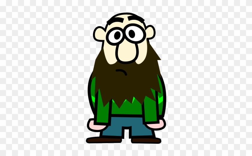 Bald Man With Beard Cartoon Clip Art At Clker Com Vector - Cartoon Man With Beard #103424