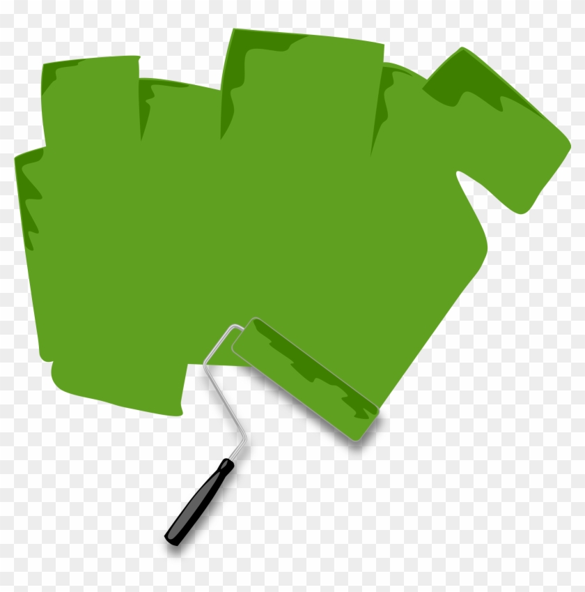 Paint Roller, Border, And Banner By @gerald G, Paint - Free Vector Banner Png #103509