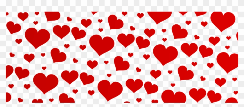 Texture Banner Hearts Seamless Photoshop - Сердечки Фон Png #103978