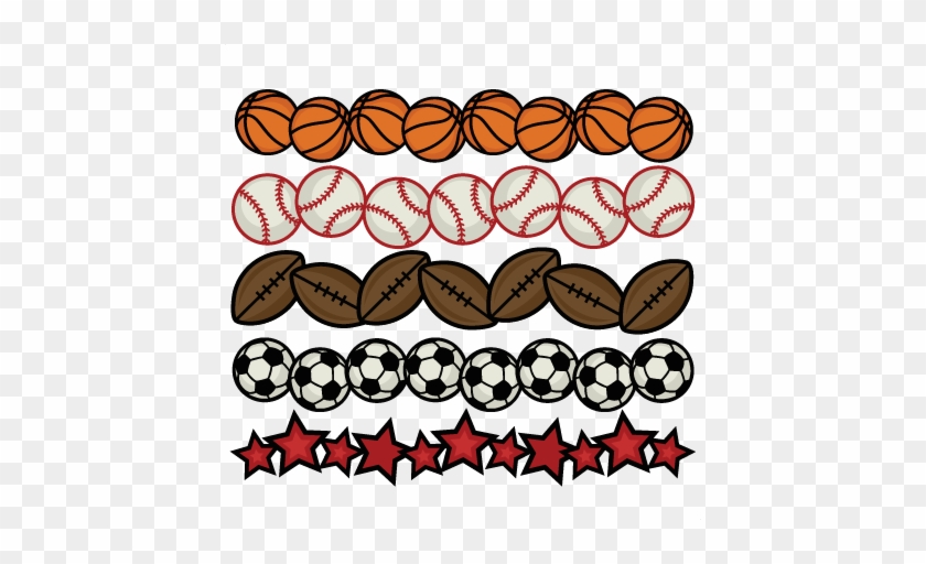 Baseball Clipart Border - Sports Border Clipart #104047