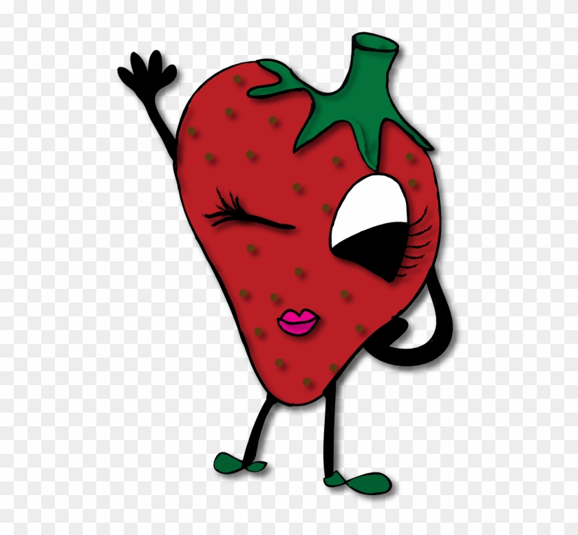 Strawberry Clipart Border Clipart Image - صور فراوله كرتون #104092