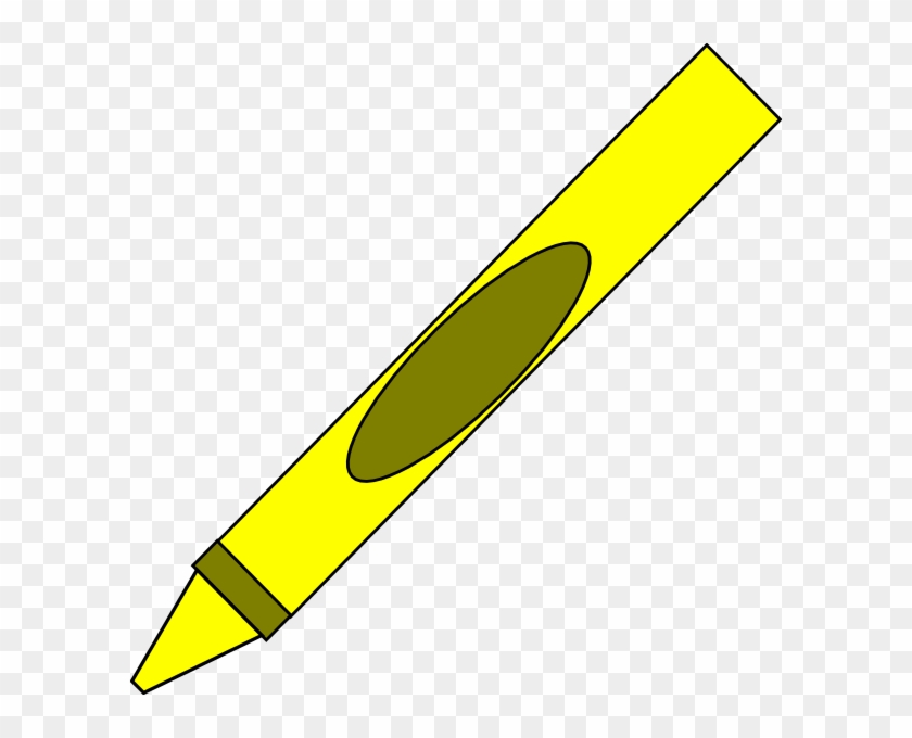 Crayon Scribble Cliparts Free, Free Graphics Crayon - Yellow Crayon Clipart #104399