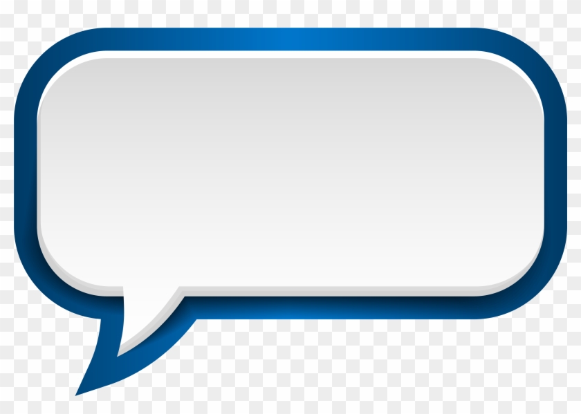 More Information - Speech Bubble Blue Png #104470