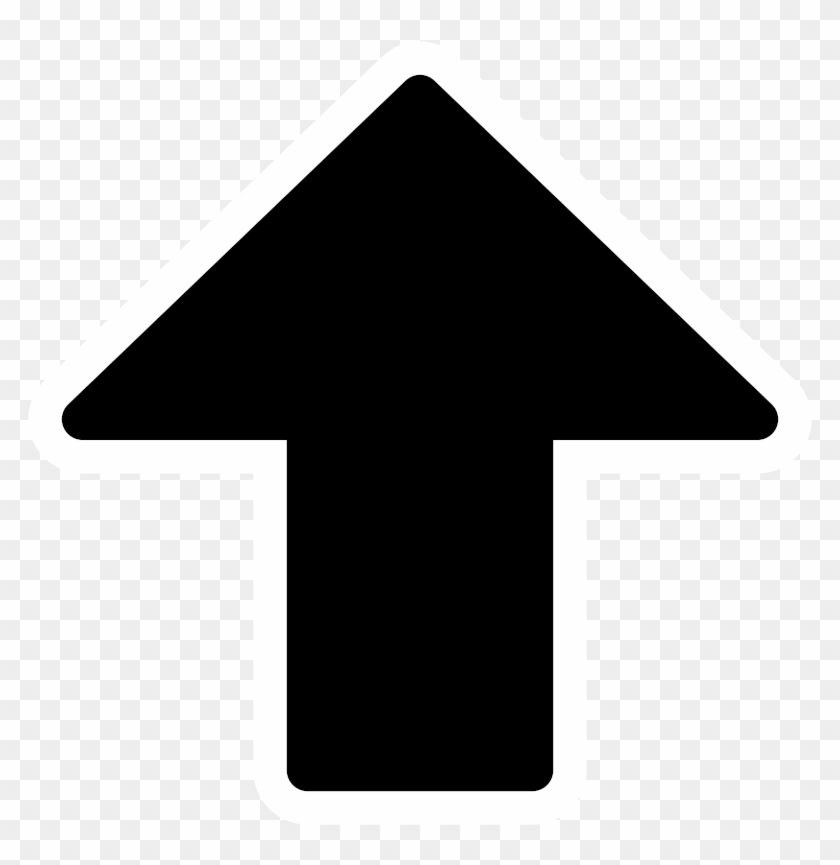 Mono Button Fewer Clipart Icon Png - Up Arrow Transparent Background #104698