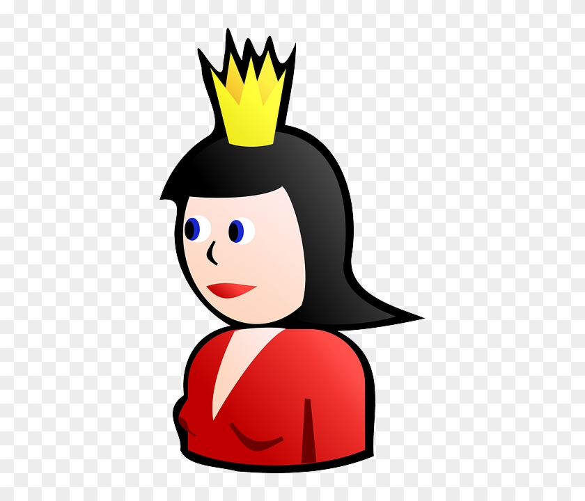 Queen On Card Clip Art - Queen Clip Art #105137