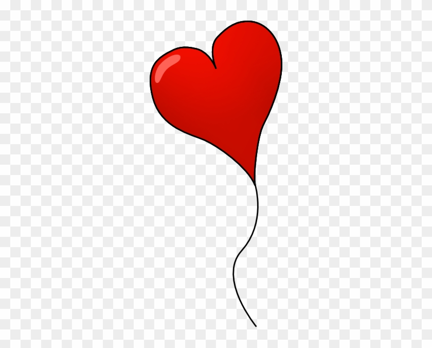 Heart Clipart Baloon - Heart Balloon Image Png Transparent #105659