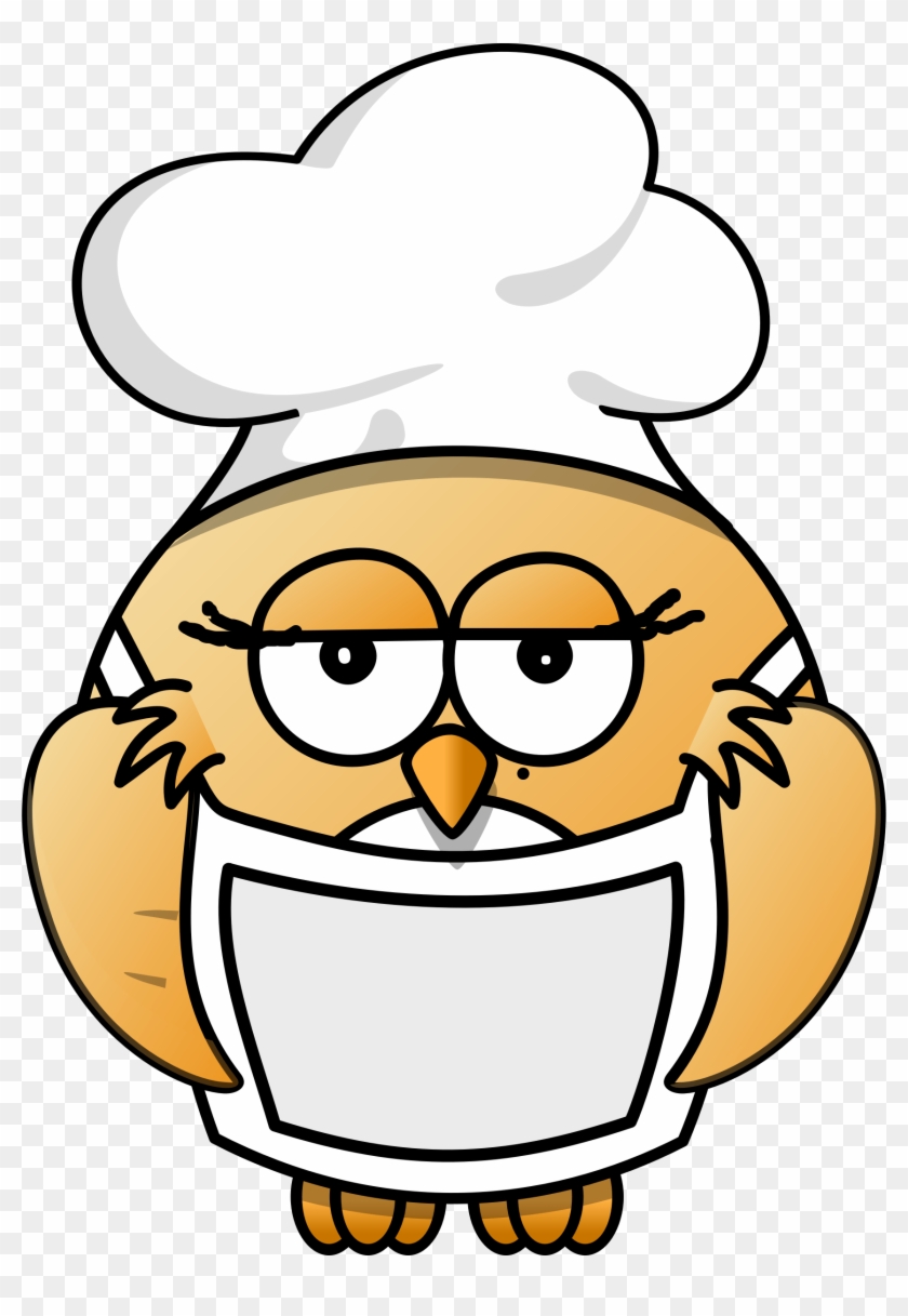Owl Clipart Cooking - Owl Chef Clipart #106240