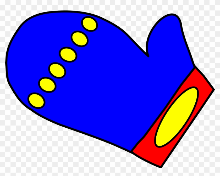 Mitten Winter Christmas Snow Season Holiday Hands - Mitten Clip Art Free #106895