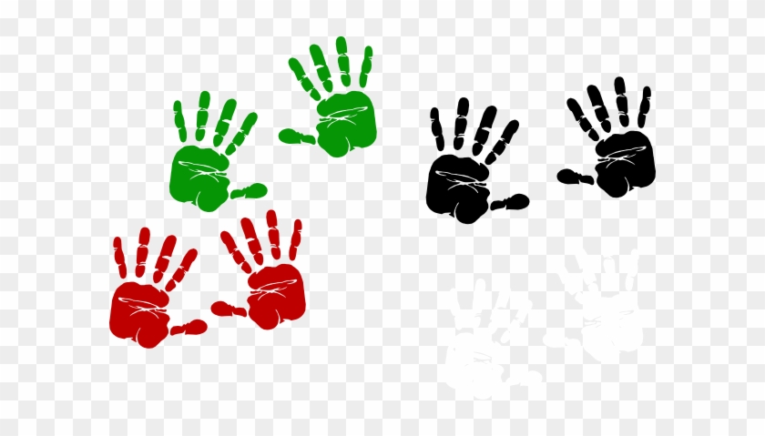 Palestinian Hand Prints Clip Art - Race For The Cure Shirt Ideas #107093