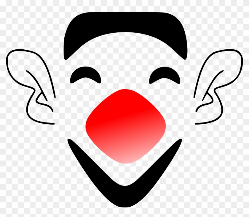Funny Face Laughing Clown Face Clip Art At Vector Clip - You Have To Laugh Or Else You'll Cry #107252