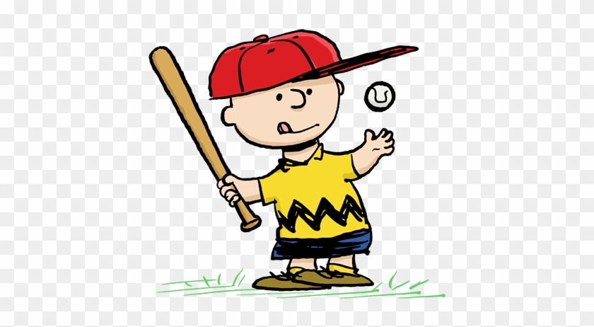 Snoopy Clipart And Fun Snoopy Stuff - Charlie Brown Playing Baseball #107404