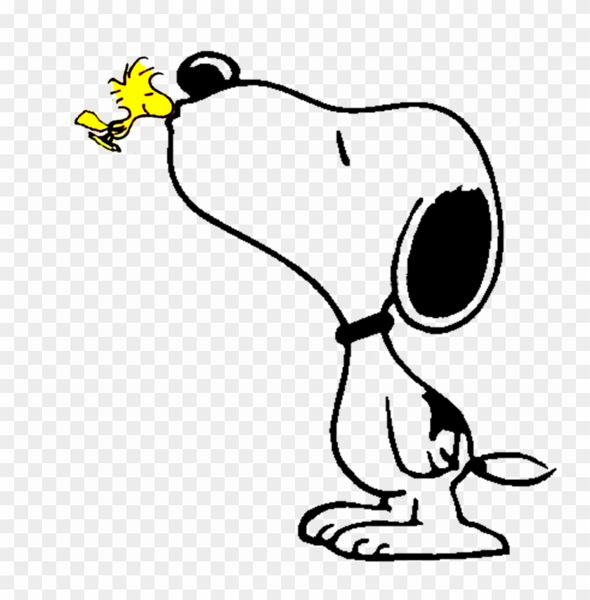 Kiss Between Friends By Bradsnoopy97 - Snoopy Kissing Woodstock #107611