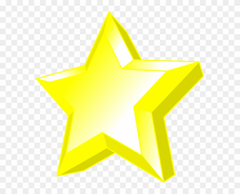 3d Star Clip Art At Clker - Clip Art 3d Star #108094