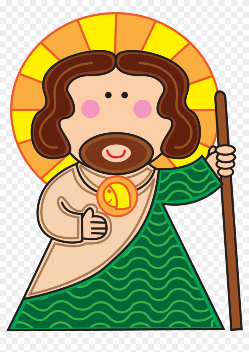 Distroller Judas Tadeo Vector By Zentryofchrist1 On - Como Dibujar A San Judas Tadeo #108888