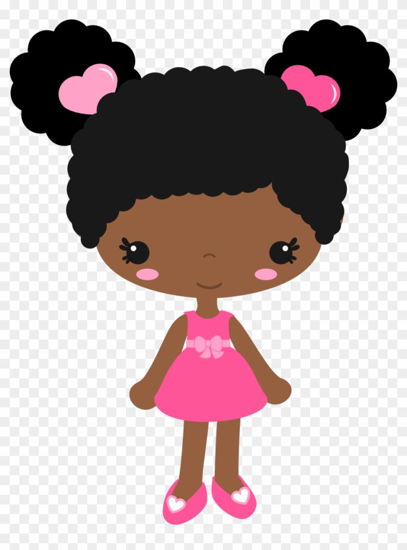Cute Clipart ❤ Niña Moños - Nina Clipart #108909