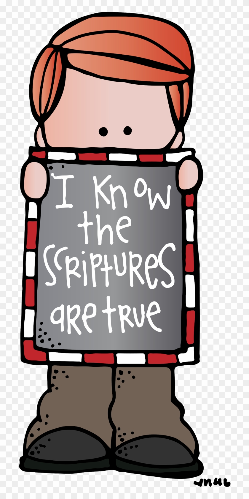 Melonheadz Lds Illustrating - Melonheadz I Know The Scriptures Are True #108998