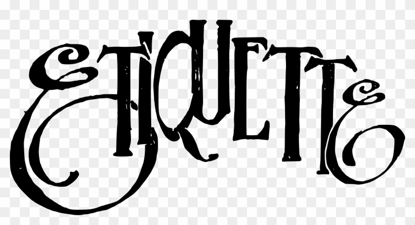 Etiquette Clipart Group - Etiquette Clip Art #109285