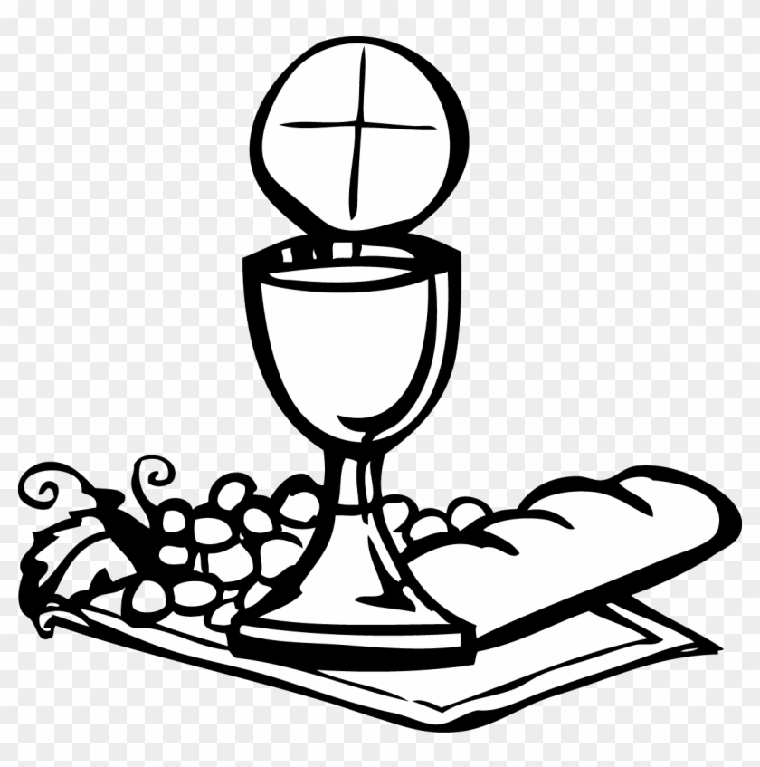 Communion Clip Art Girl - Eucharist #110642