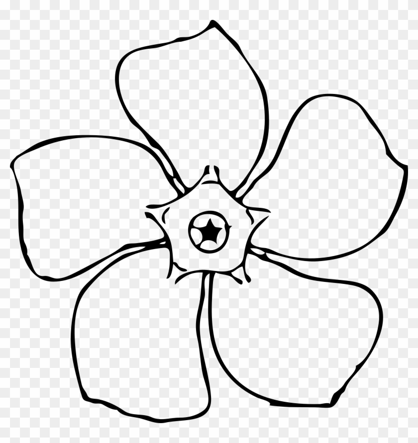 Other Popular Clip Arts - Outline Of A Flower #110926