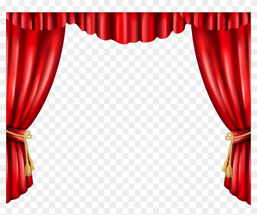 Curtain Png Transparent Clip Art Image - Curtain Png Transparent #111124