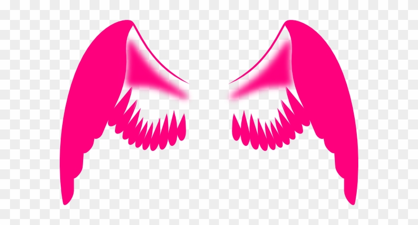 Pink Angel Cliparts - Pink Angel Wings Clip Art #111429