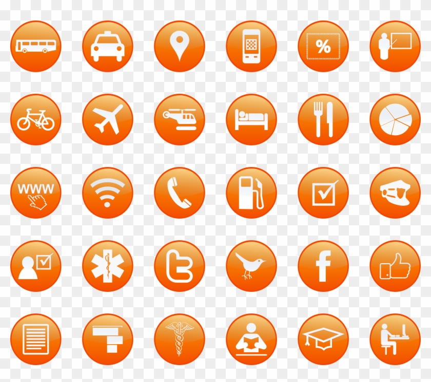 Tourism And Services Buttons - Free Tourism Icons #111956