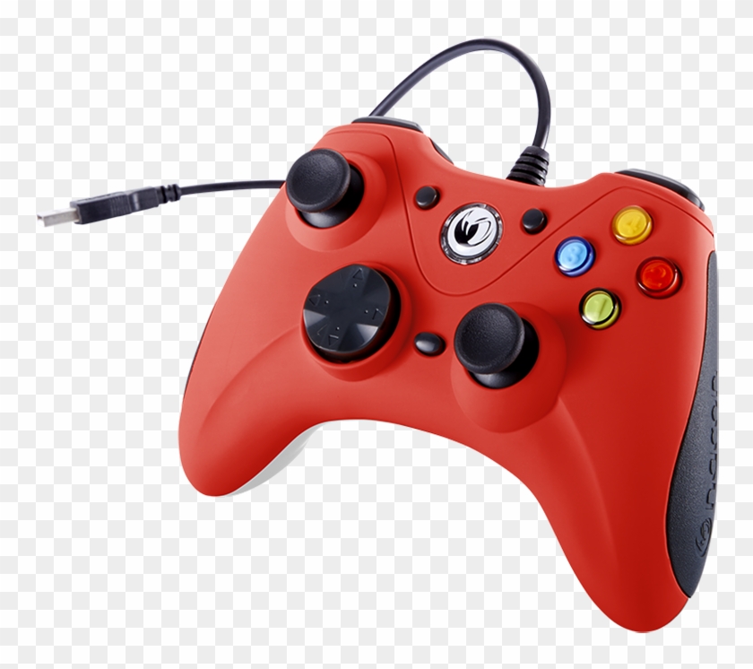 With The Integrated D/x Button, You Can Switch Effortlessly - Nacon Pc Gaming Controller Gc-100xf Rot Gamepad #589335