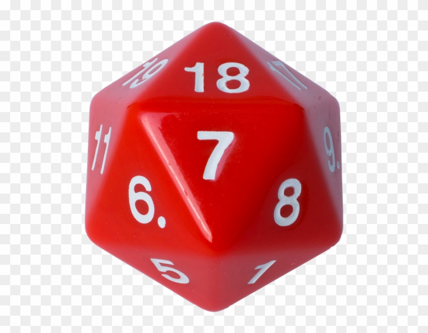 D20 Countdown Die 55 Mm - 20 Sided Dice On 1 #590330