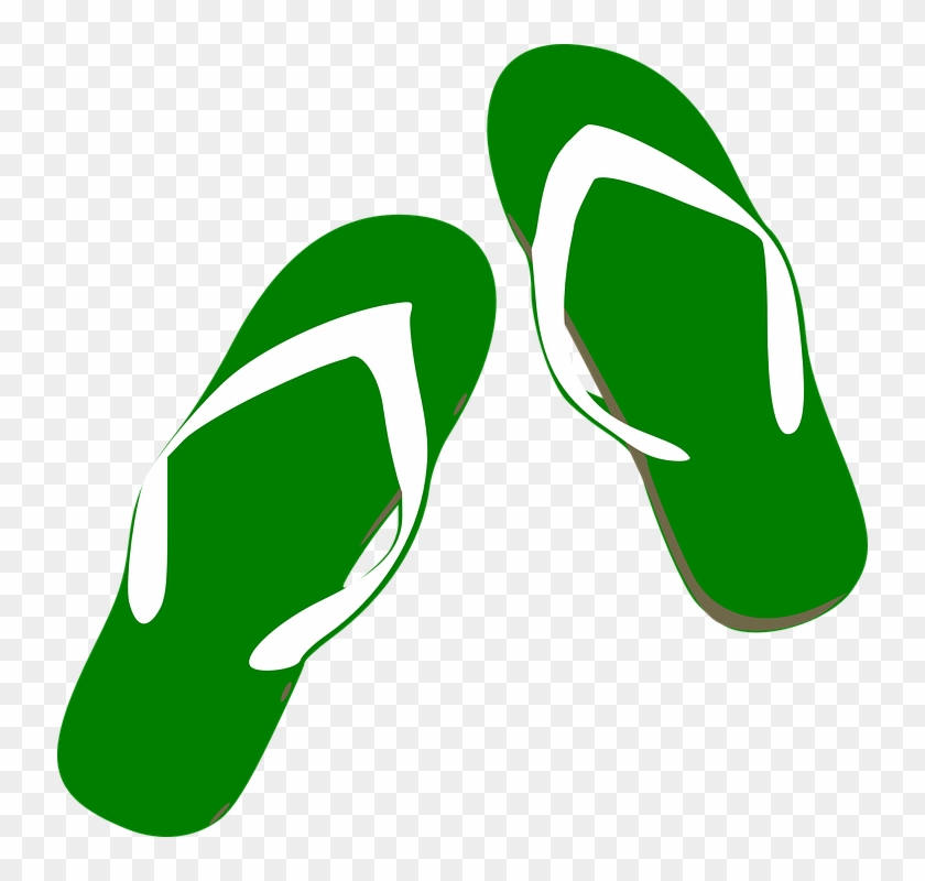 Flip Flops Clip Art Clipart Cliparts For You - Green Flip Flops Clipart #590366