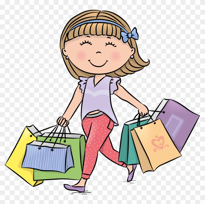 Shopping Cartoon Illustration - Illustration #590854