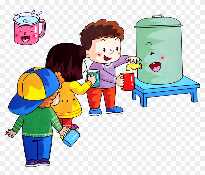 Then Water Line - Water Cartoon Child #591107