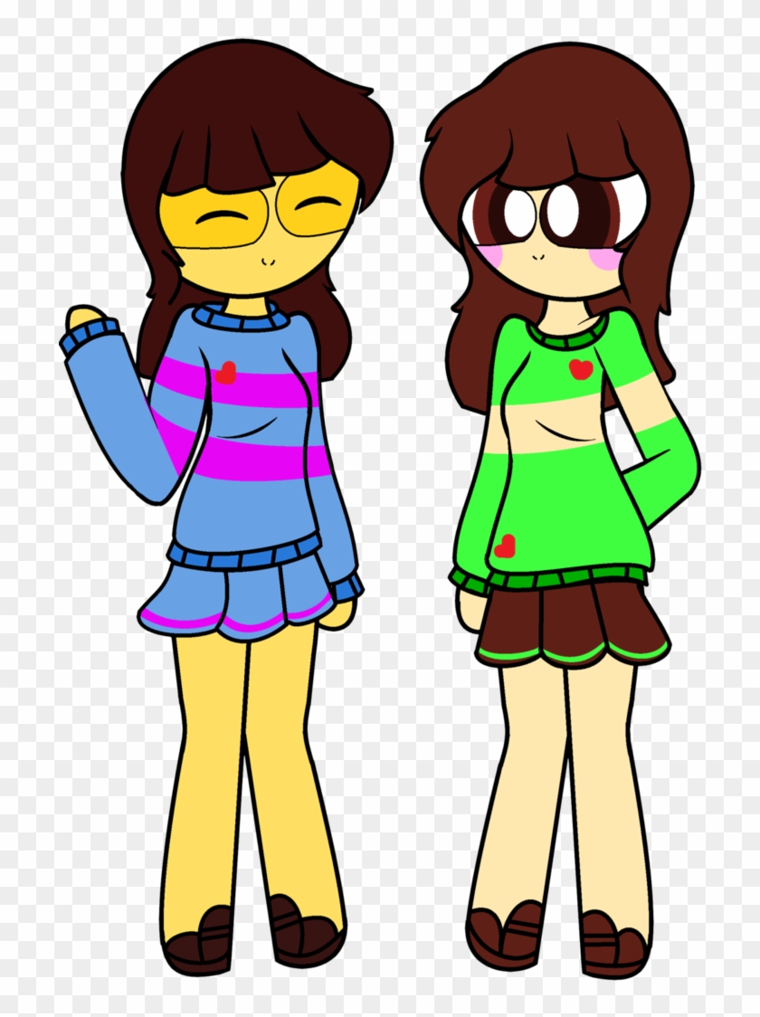 Happy Frisk And Happy Chara - Happytale Chara #591600