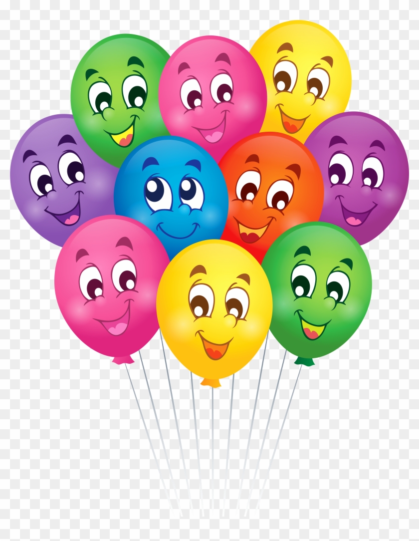 Cartoon Balloons Clipart - Birth Day With Animation #592229