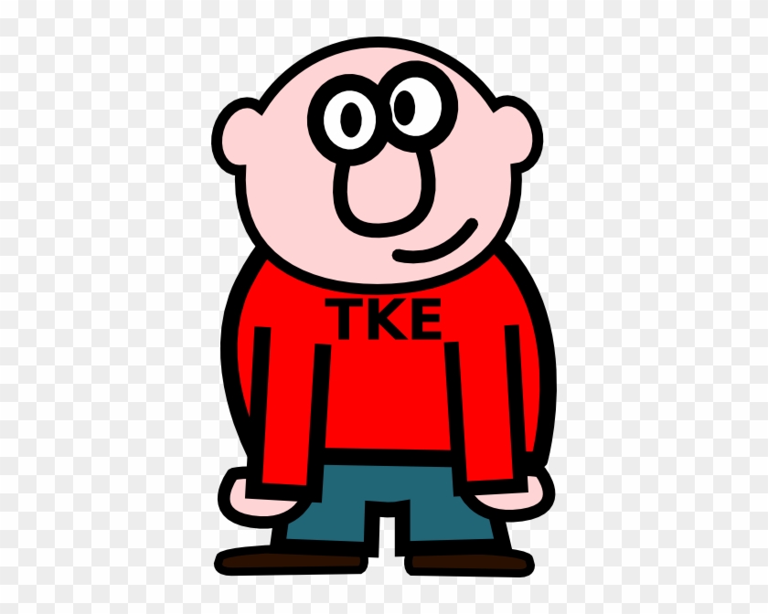 Cartoon Man In Red Shirt - Cartoon #592235