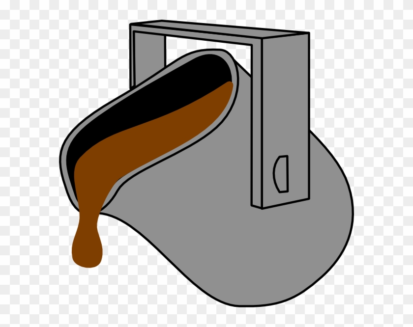 Paint Brown Bucket Clip Art At Clker - Knights Of Columbus Emblem #592366