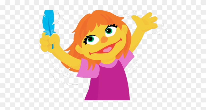 Julia Is Described By The Sesame Workshop As "a Preschool - Julia From Sesame Street #592695