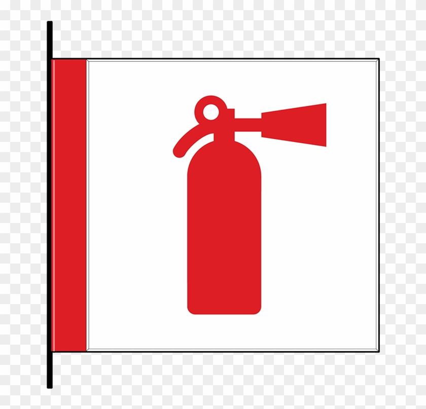 Fire Extinguisher Cabinet Id, Flag Mount - Fire Extinguisher Symbol #593012