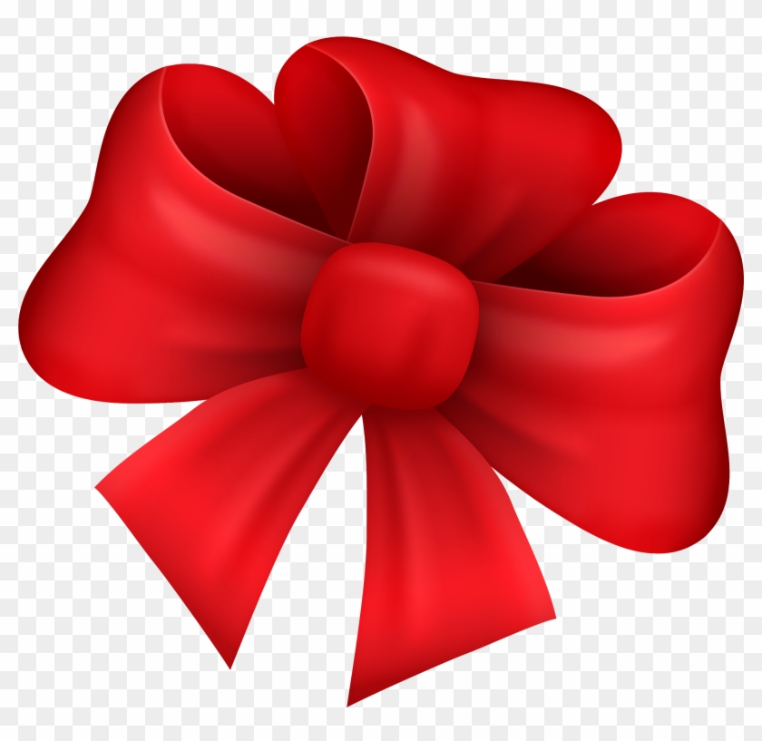 Red With Ribbon Knot - Red With Ribbon Knot #593031
