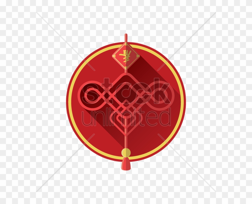 Chinese Knot Decoration V矢量图形 - Pil Ned #593152
