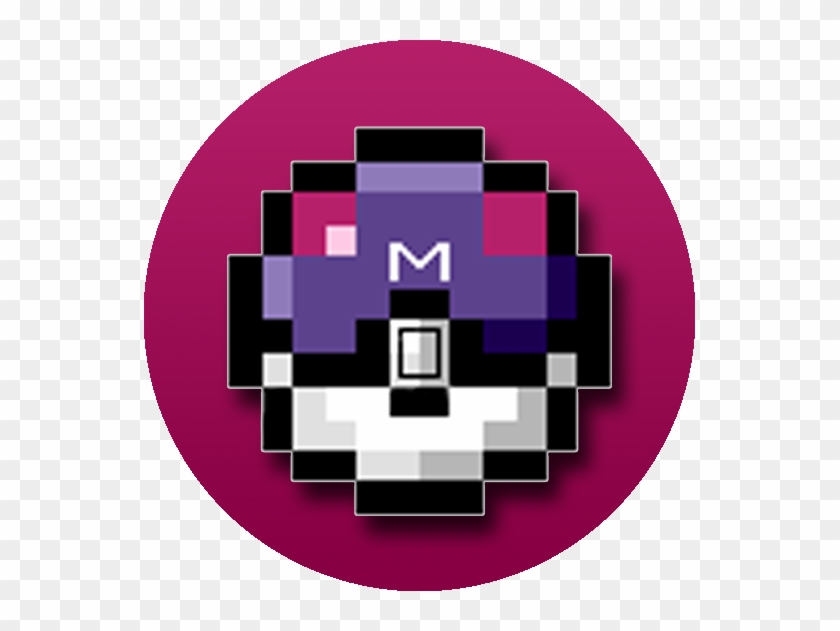 Masterballpixelbutton - Pokeball Pixel Art #593558