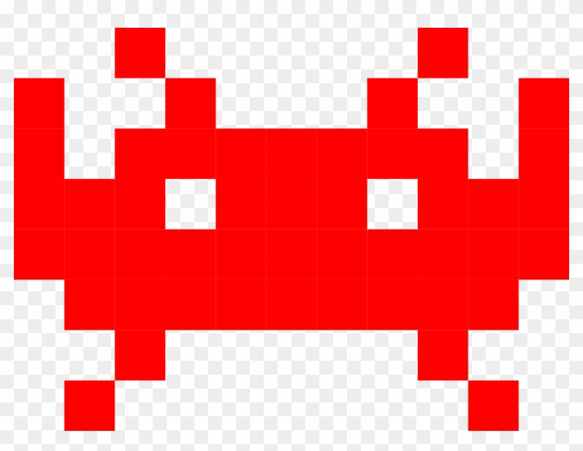 Space Invaders Clipart Pixel - Space Invaders Alien #593567