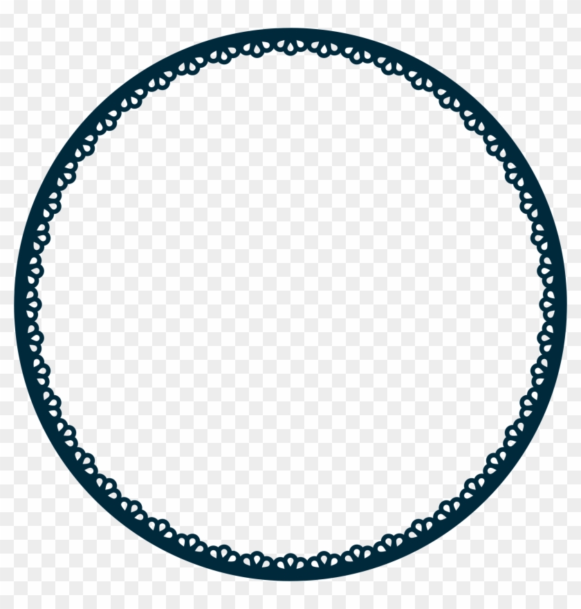 Scallop Frame Extrapolated Variation 2 - Scalloped Circle Frame Png #593734